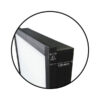 Filtre compact miniplis à bride plastique pour installation en cadre universel. Filtre de ventilation pour bâtiment tertiaire.
